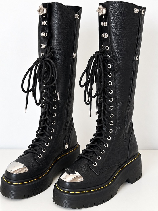Dr. Martens Shoes - Dr. Martens Leather Knee High Size 8 New